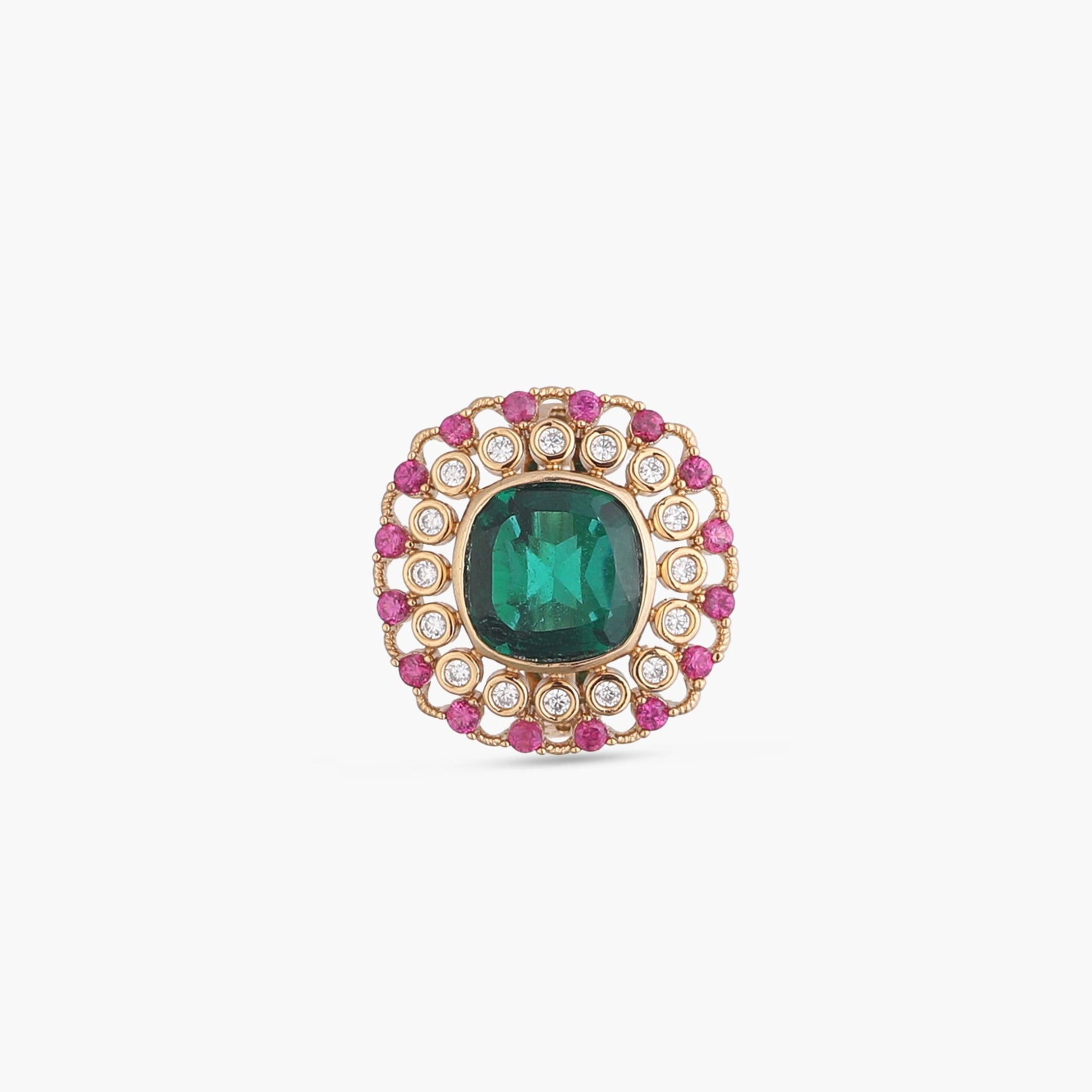 Prajwala Moissanite Silver Ring