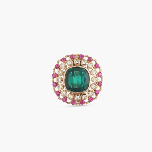 Prajwala Moissanite Silver Ring