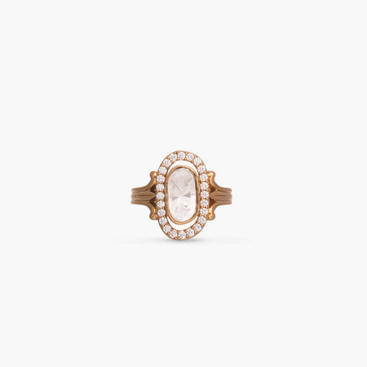 Elira Moissanite Silver Ring