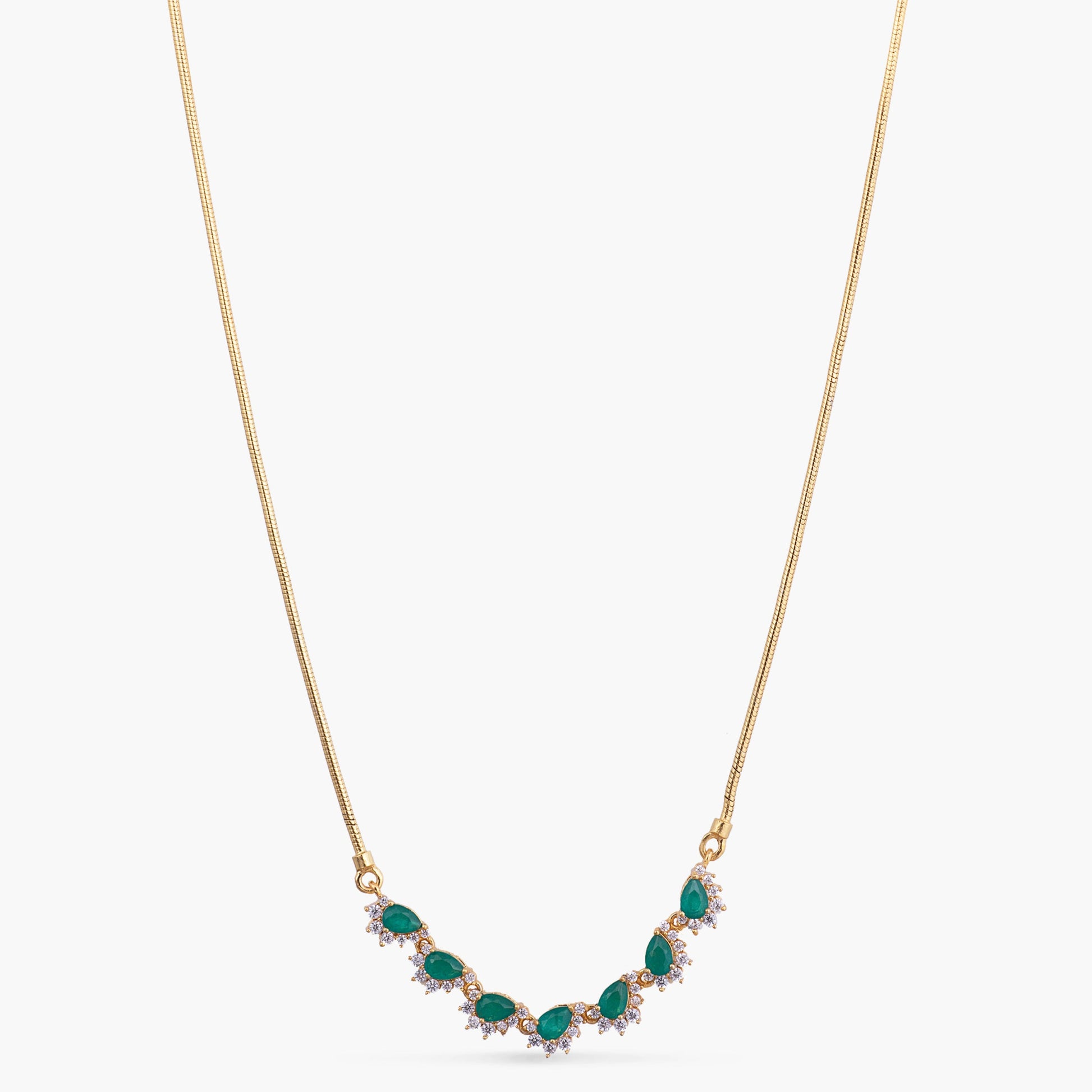 Kira CZ Silver Pendant Necklace