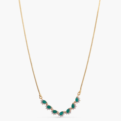 Kira CZ Silver Pendant Necklace