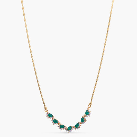 Kira CZ Silver Pendant Necklace