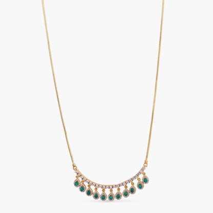 Noor CZ Silver Pendant Necklace