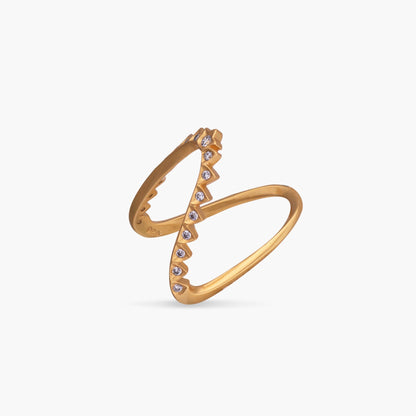 Mila CZ Silver Vanki Ring
