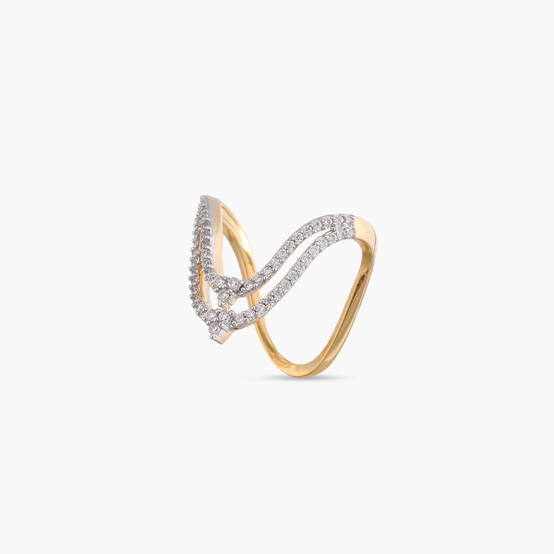 Diya CZ Vanki Silver Ring