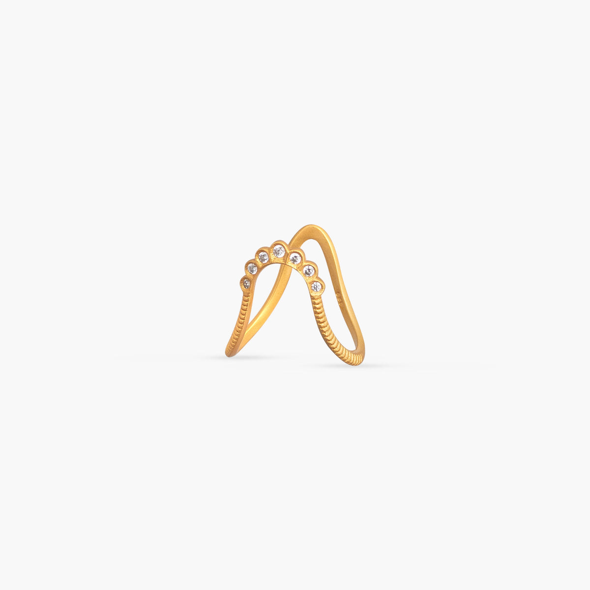 Vira CZ Silver Vanki Ring