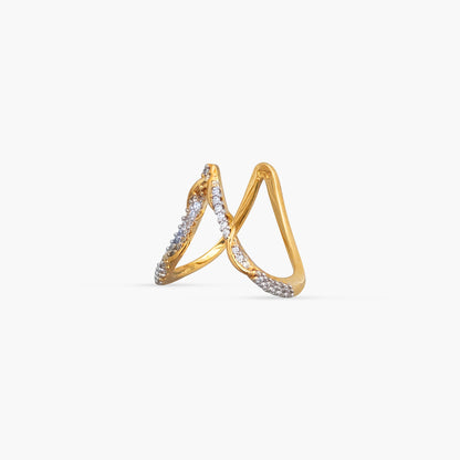 Nova CZ Silver Vanki Ring