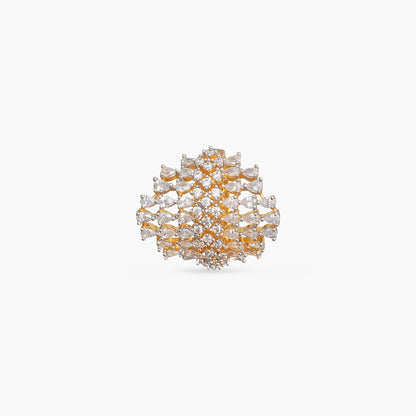 Aveline CZ Silver Ring