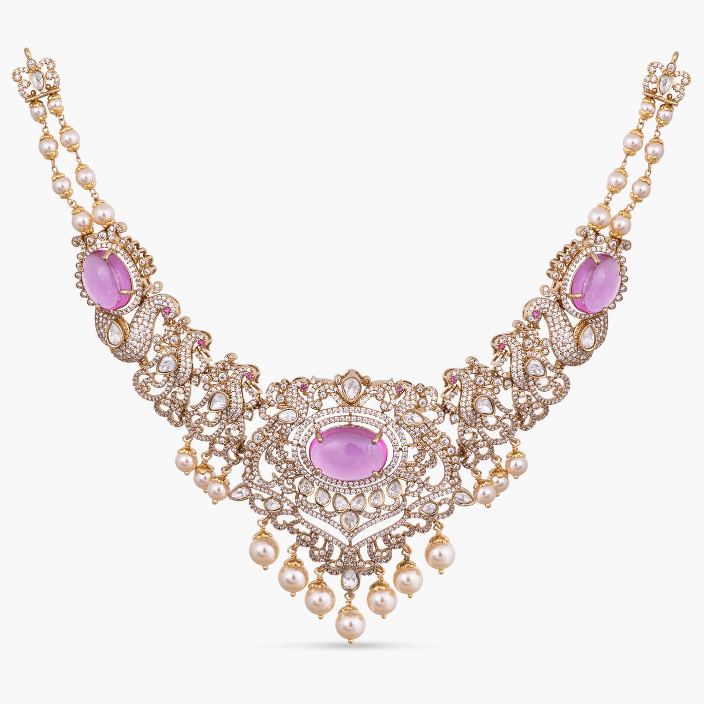 Nell Moissanite Silver Necklace
