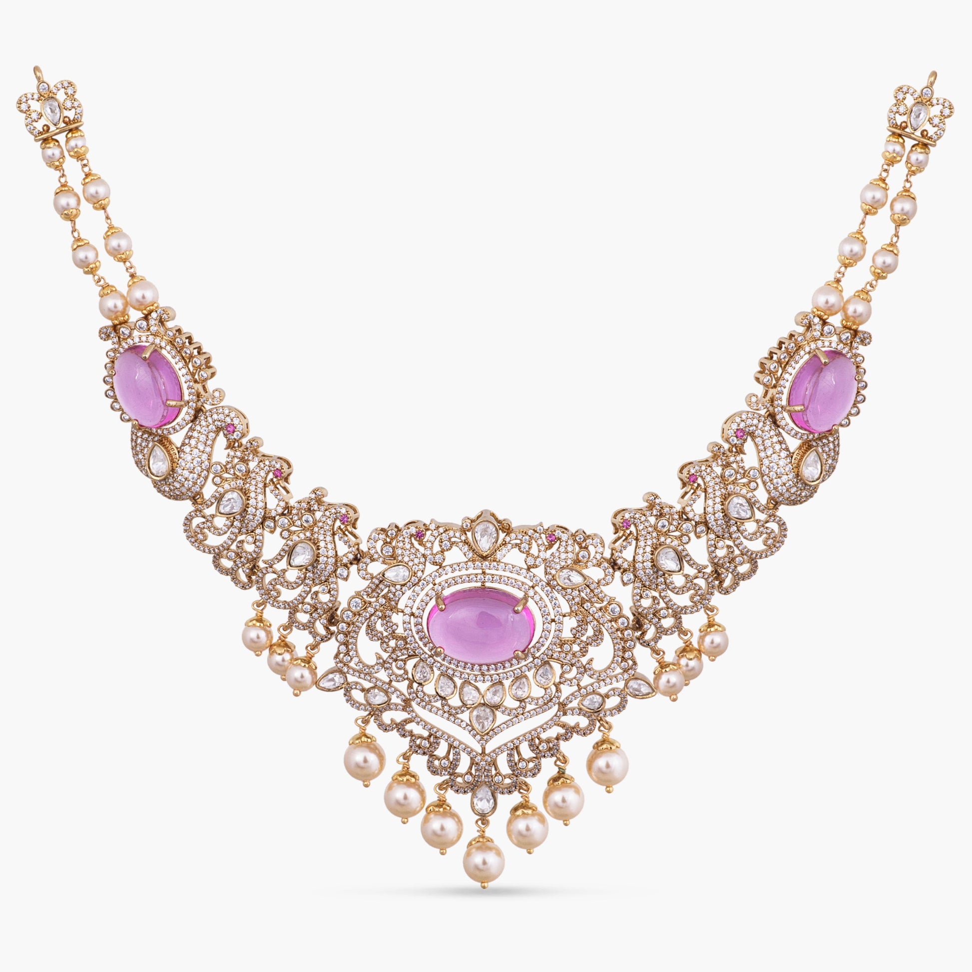 Nell Moissanite Silver Necklace
