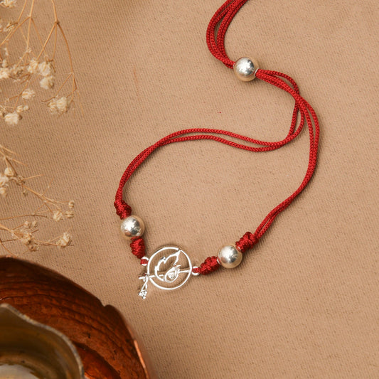 Murlidhar Silver Rakhi