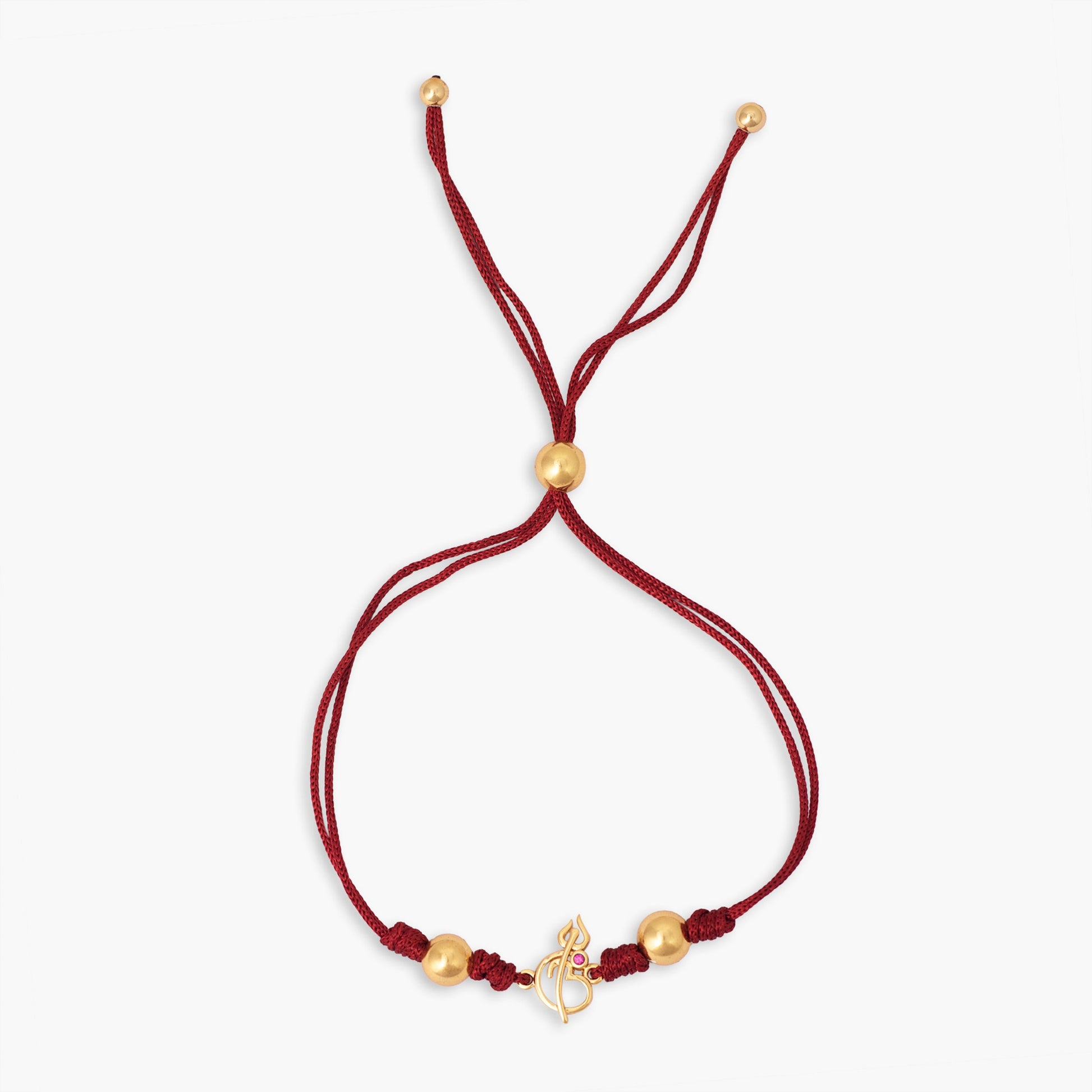Sadashiv Gold Plated Silver Rakhi