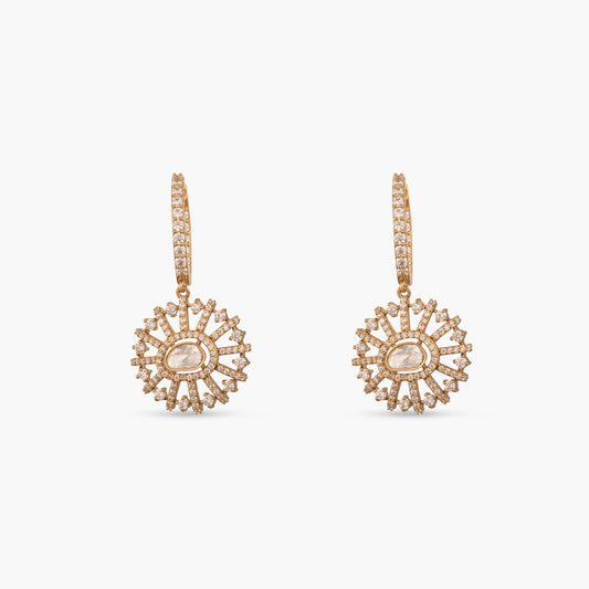 Sia Moissanite Silver Hoop Earrings