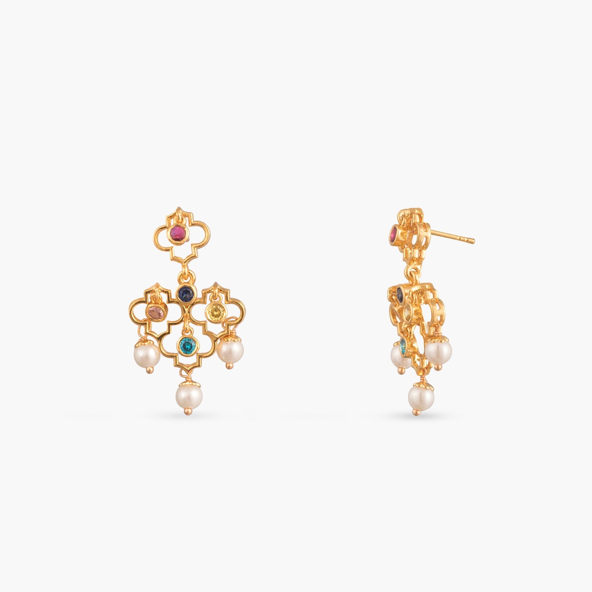 Saanvi CZ Silver Choker Set