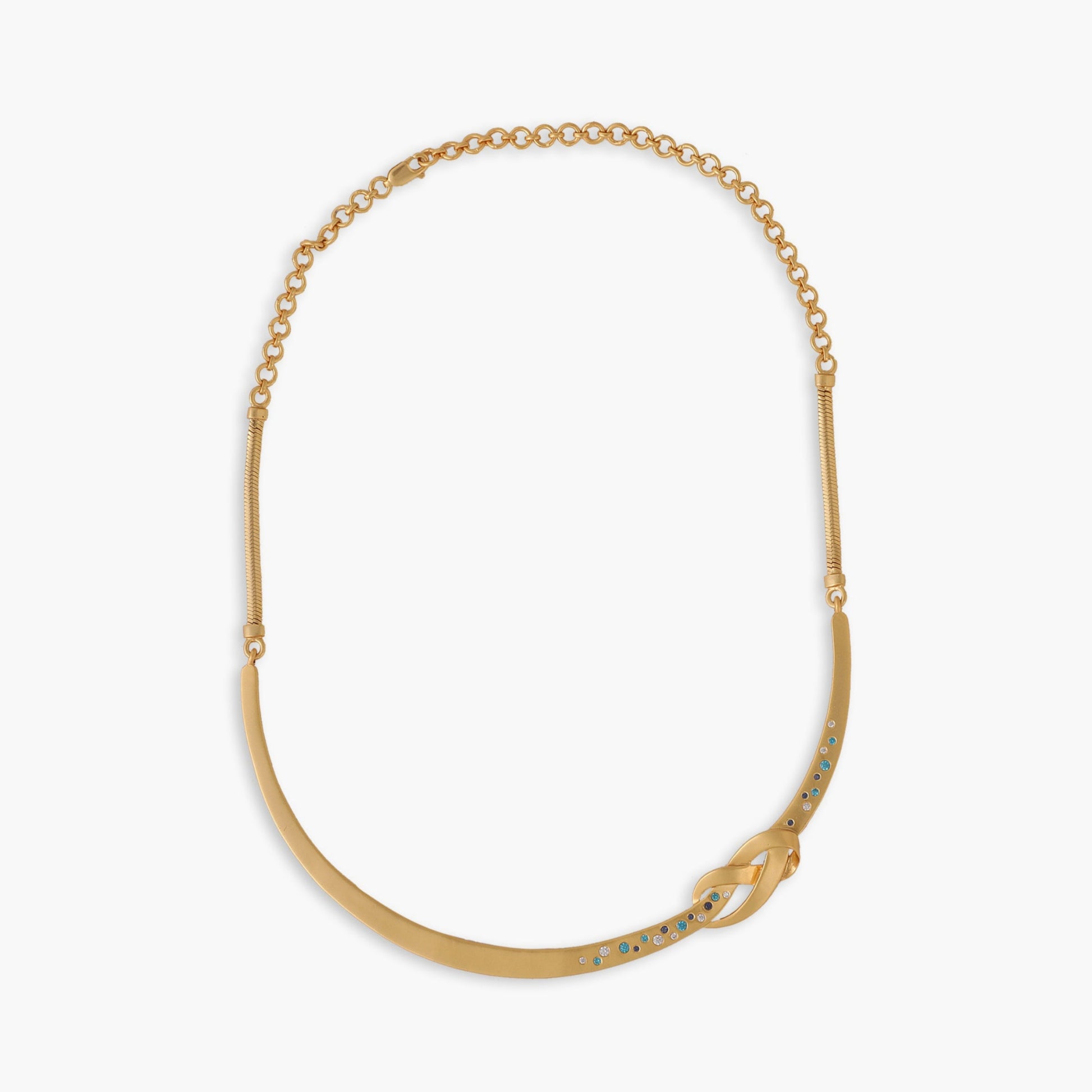 Coastline Cresta Silver Hasli Necklace