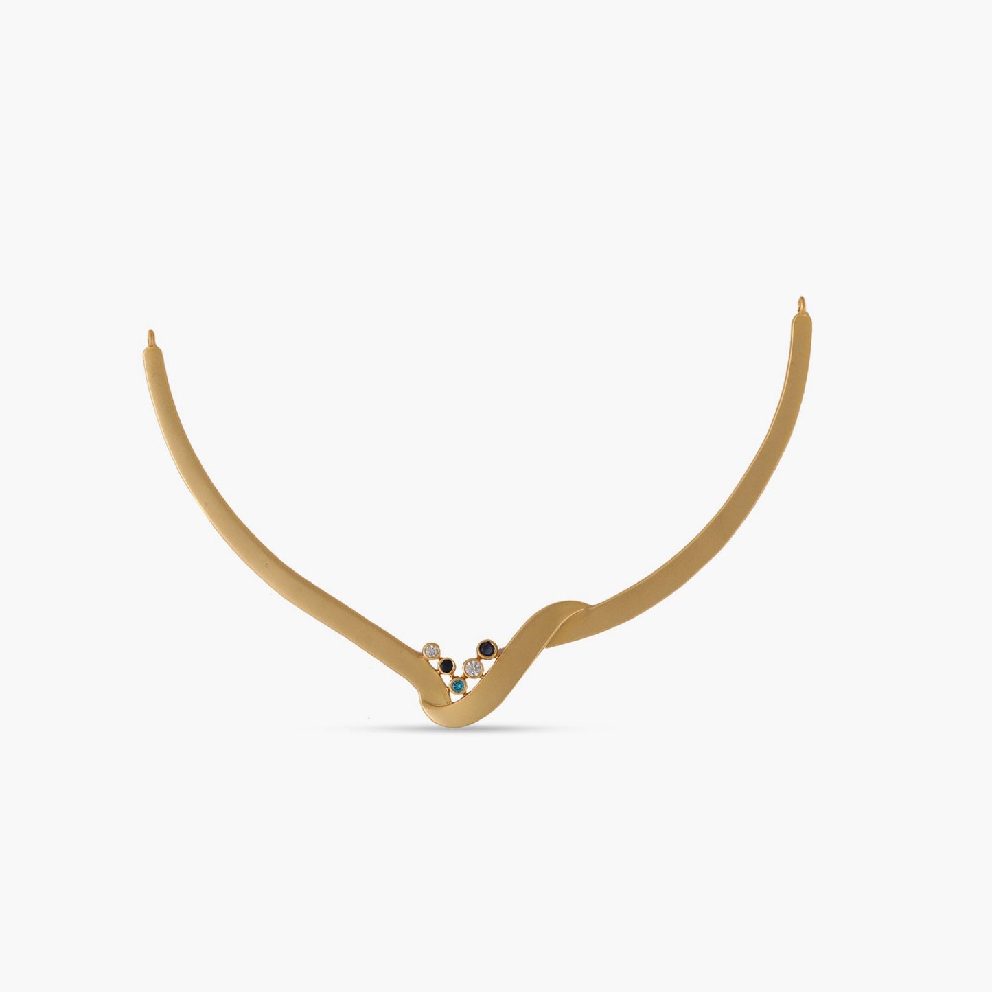 Coastline Lisse Silver Hasli Necklace