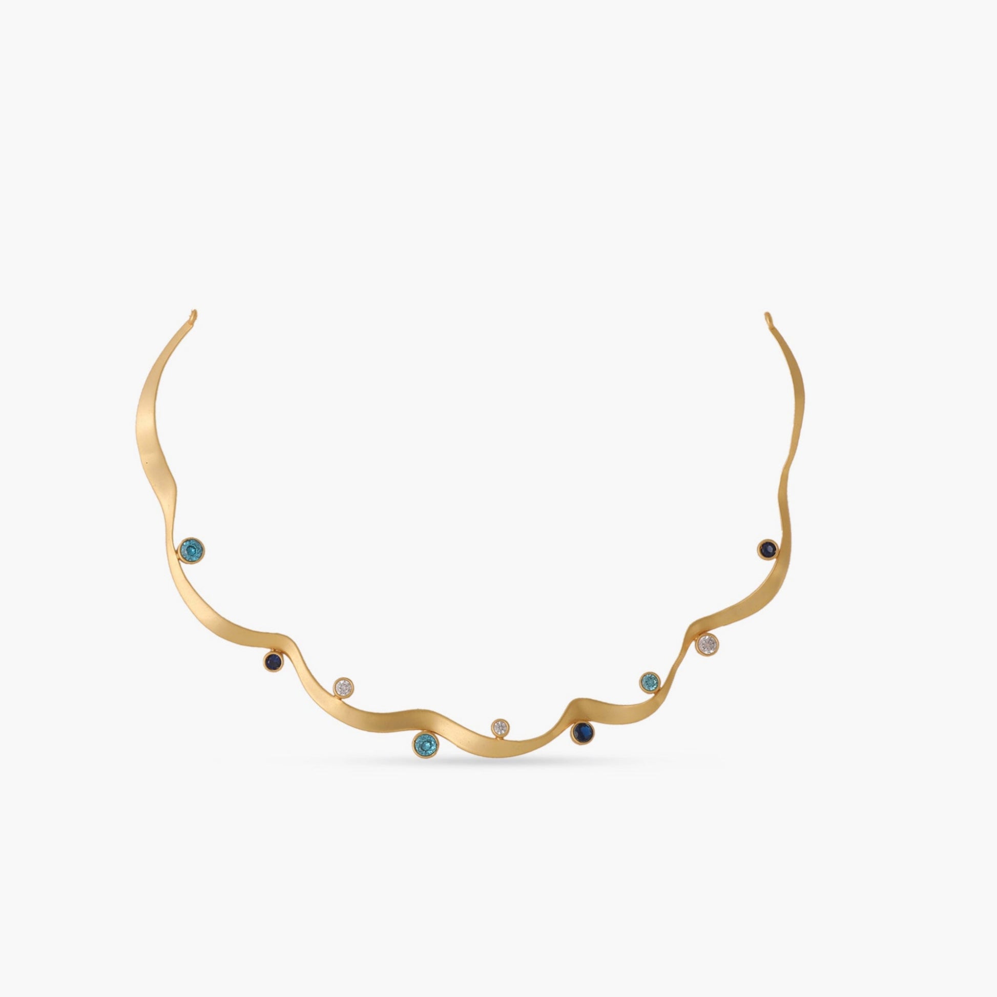 Coastline Aquara Silver Hasli Necklace