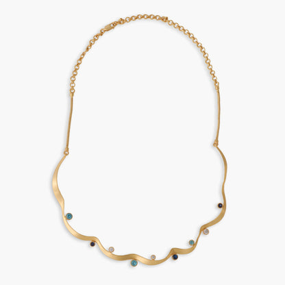 Coastline Aquara Silver Hasli Necklace