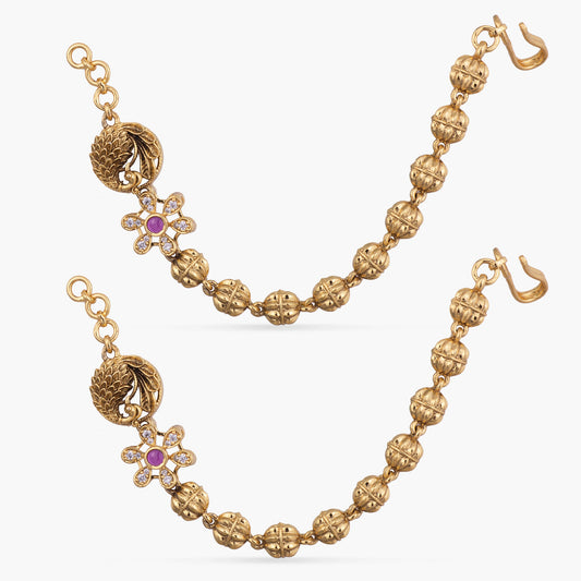 Mayuri Antique Silver Ear Chain