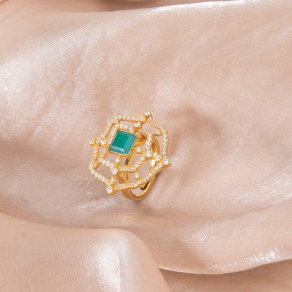 Eileen CZ Silver Ring