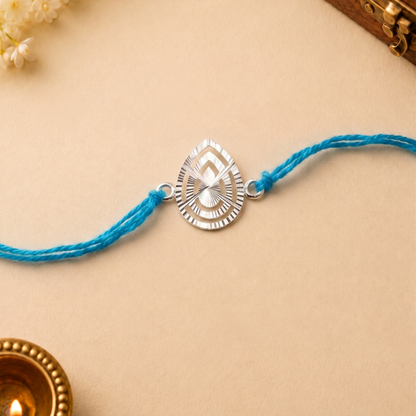 Shikhar Silver Rakhi
