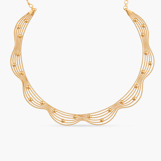 Tara Antique Silver Hasli Necklace