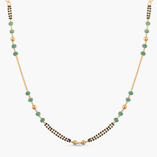 Suniti Beaded Silver Mangalsutra