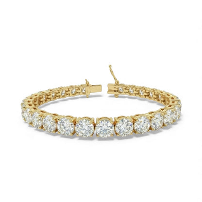 Celestia CZ Silver Tennis Bracelet