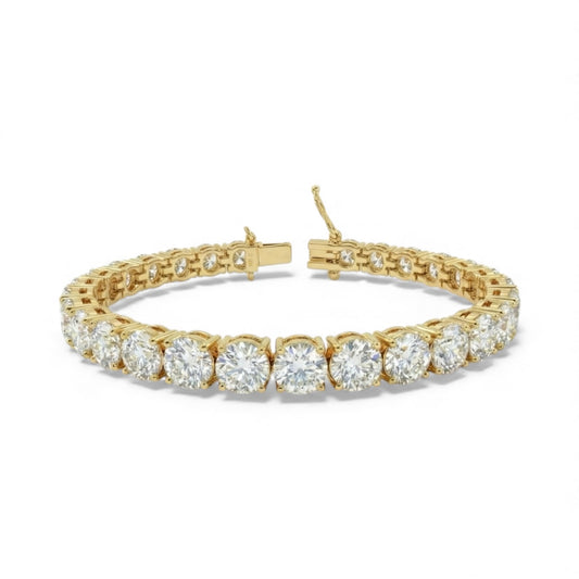 Celestia CZ Silver Tennis Bracelet