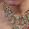 Ira Moissanite and Gemstone Silver Necklace Set