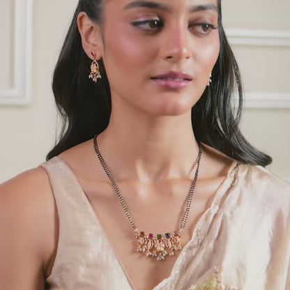 Devika Navaratna Silver Mangalsutra