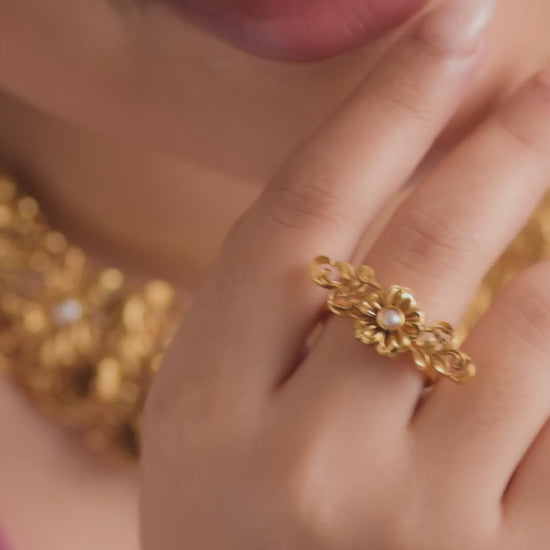Veda Silver Ring
