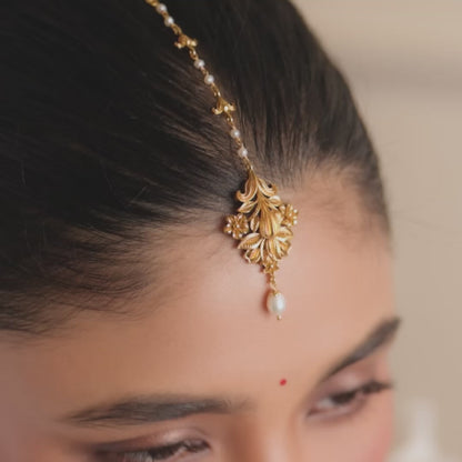 Tanvi Silver Maang Tikka
