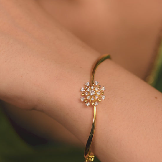 Scattered Spark CZ Silver Bracelet