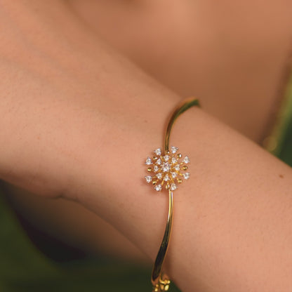 Scattered Spark CZ Silver Bracelet