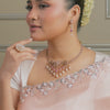 Evara CZ Silver Necklace Set