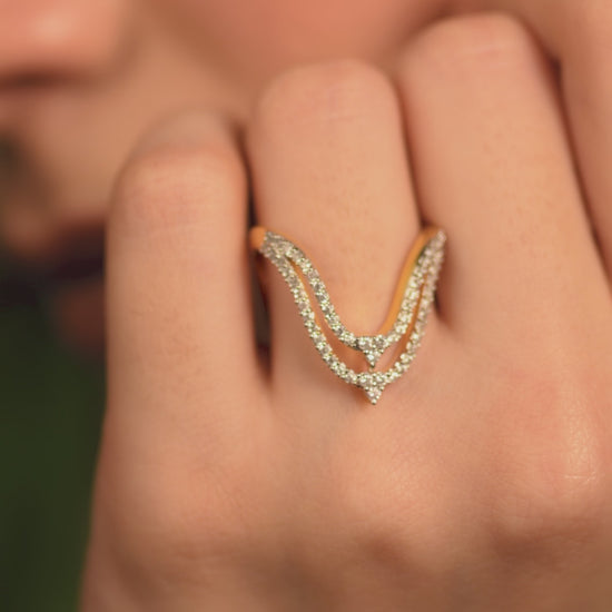 Diya CZ Vanki Silver Ring