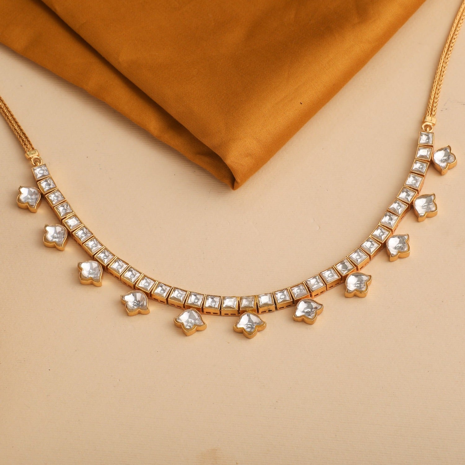 Fleur Moissanite Silver Necklace