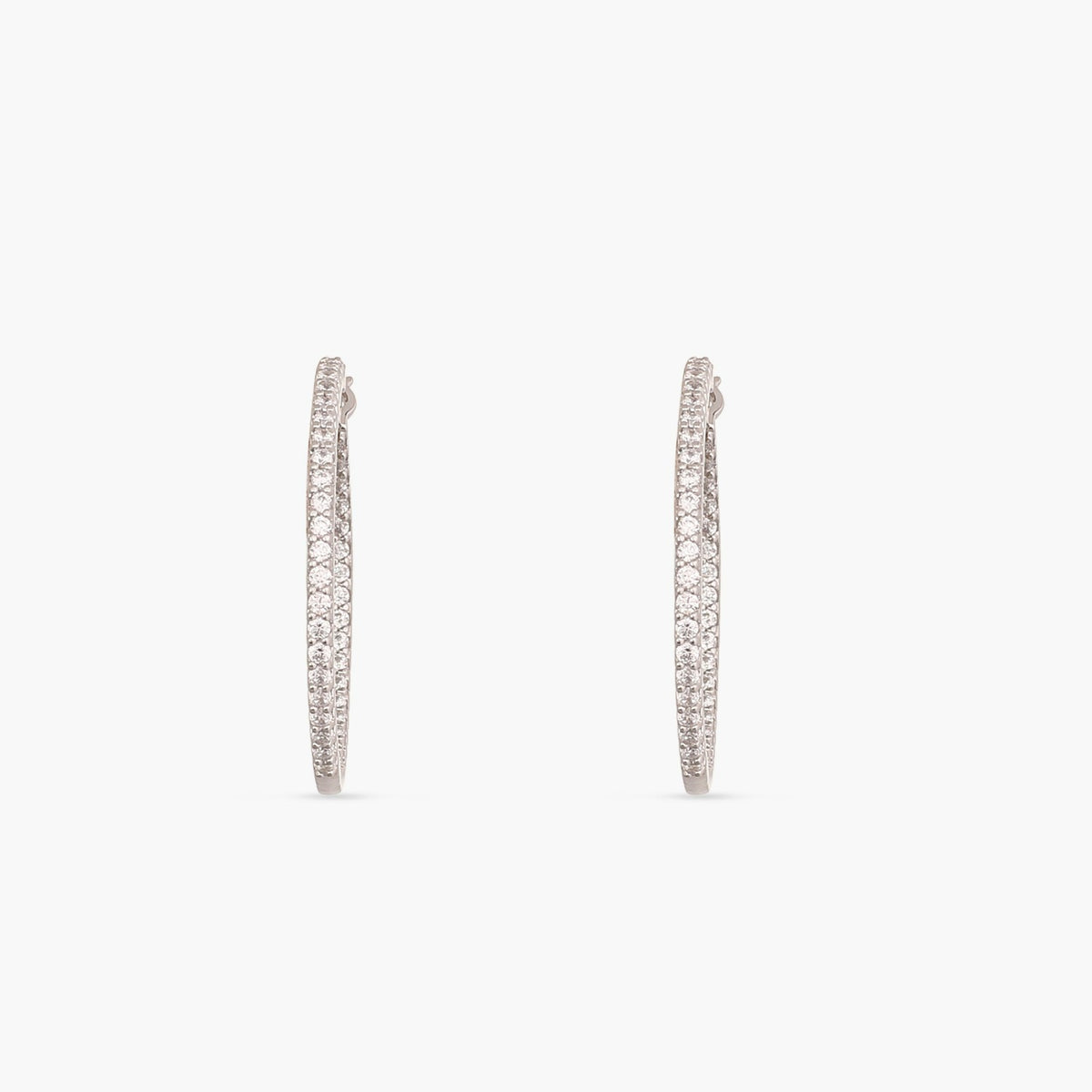 Buy Jalaja Delicate Floral Hoop Earrings | Tarinika