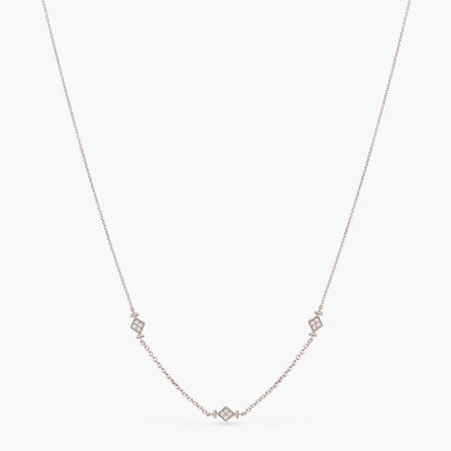 Simple Delicate Silver Necklace