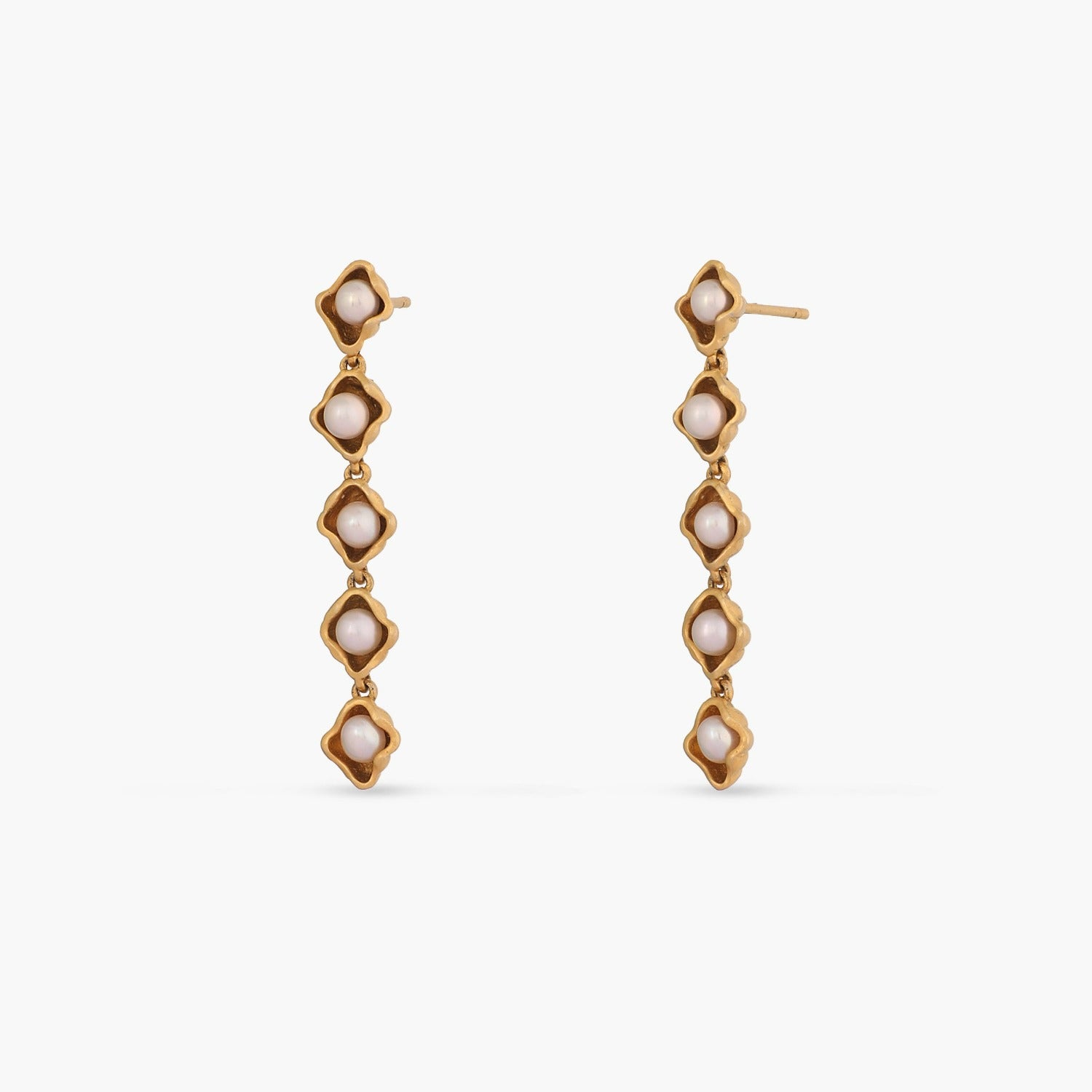 Kiva Pods Silver Drop Earrings