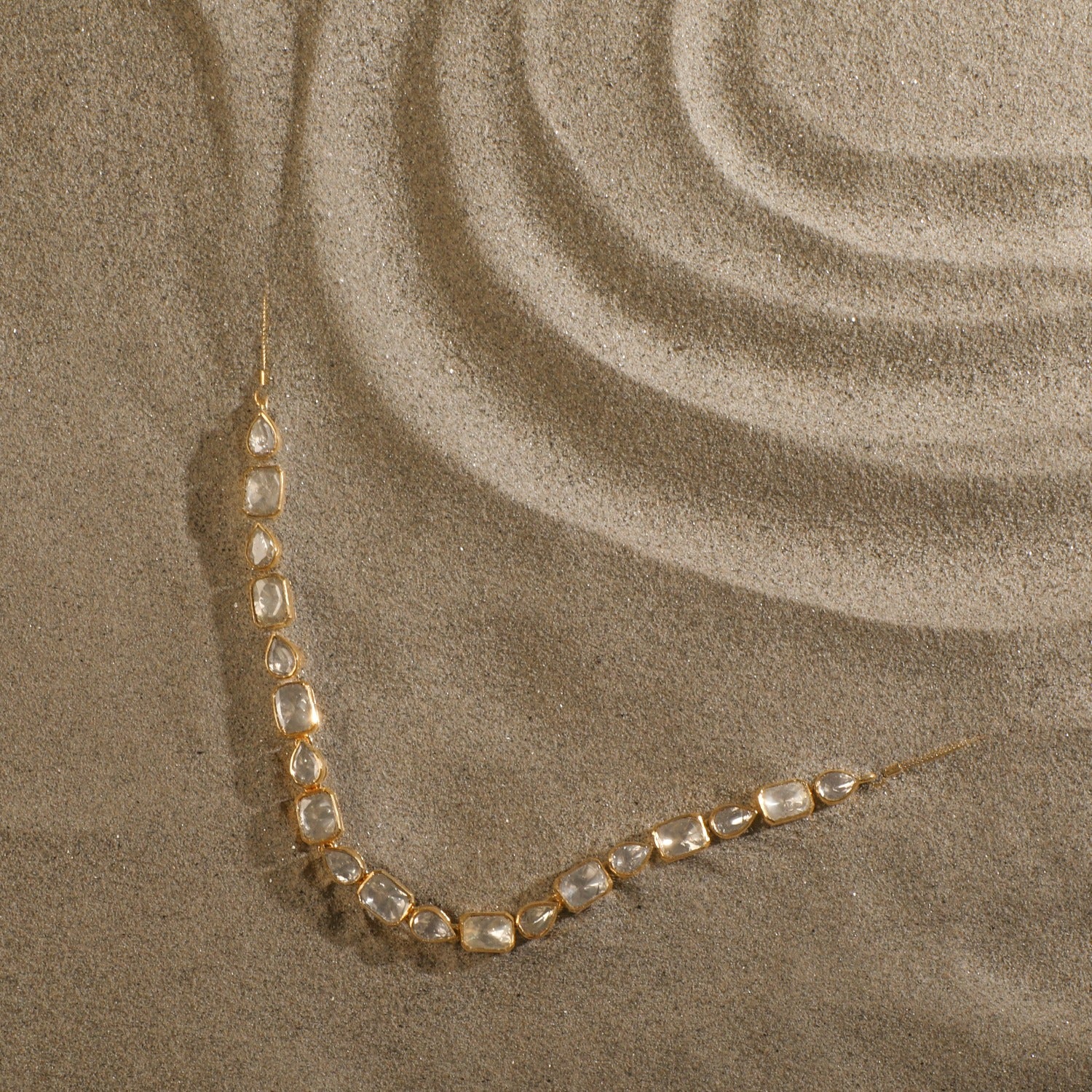 Luna Moissanite Silver Necklace