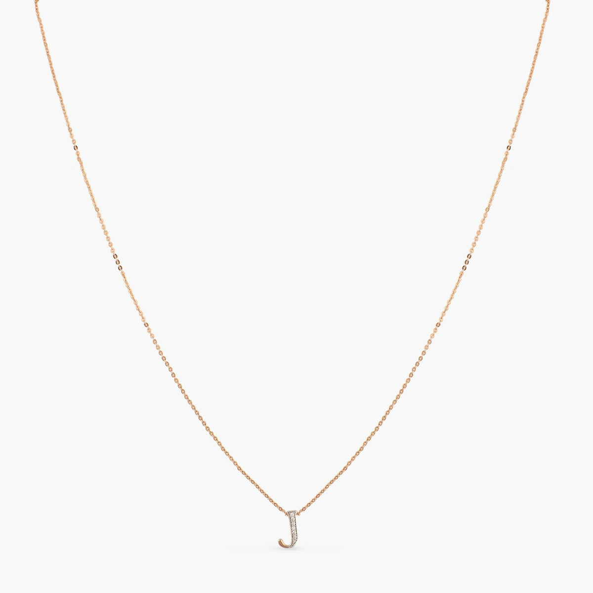 14K GOLD M INITIAL NECKLACE