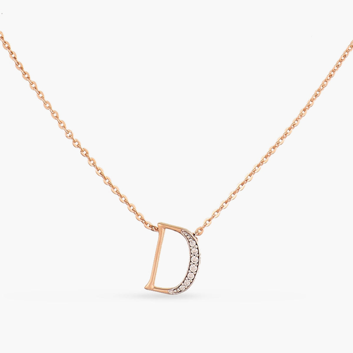 14K Gold Initial Disk Necklace - Acadian Estates & Custom Pendant and Chain  $285.00 Jewelry Type_Necklace
