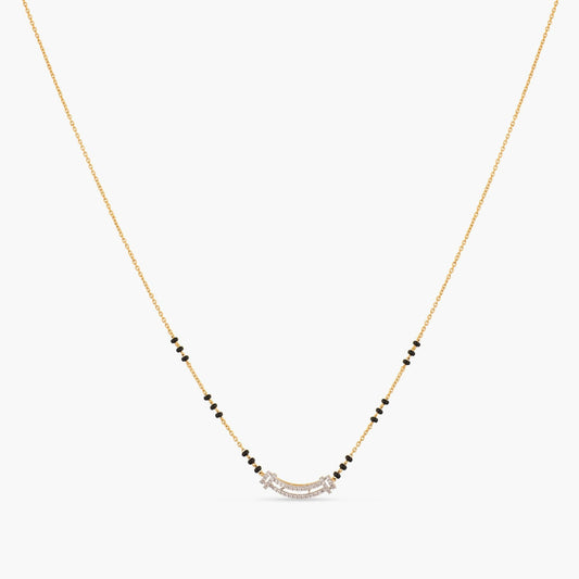 Anila CZ Silver Mangalsutra