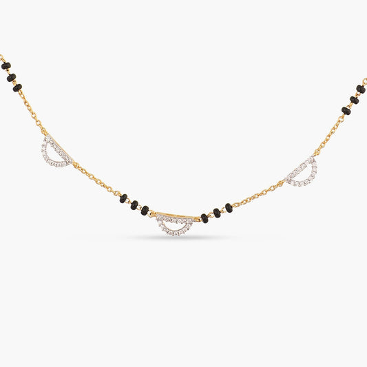 Myra CZ Silver Mangalsutra