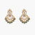 Nusrat Moissanite CZ Silver Earrings