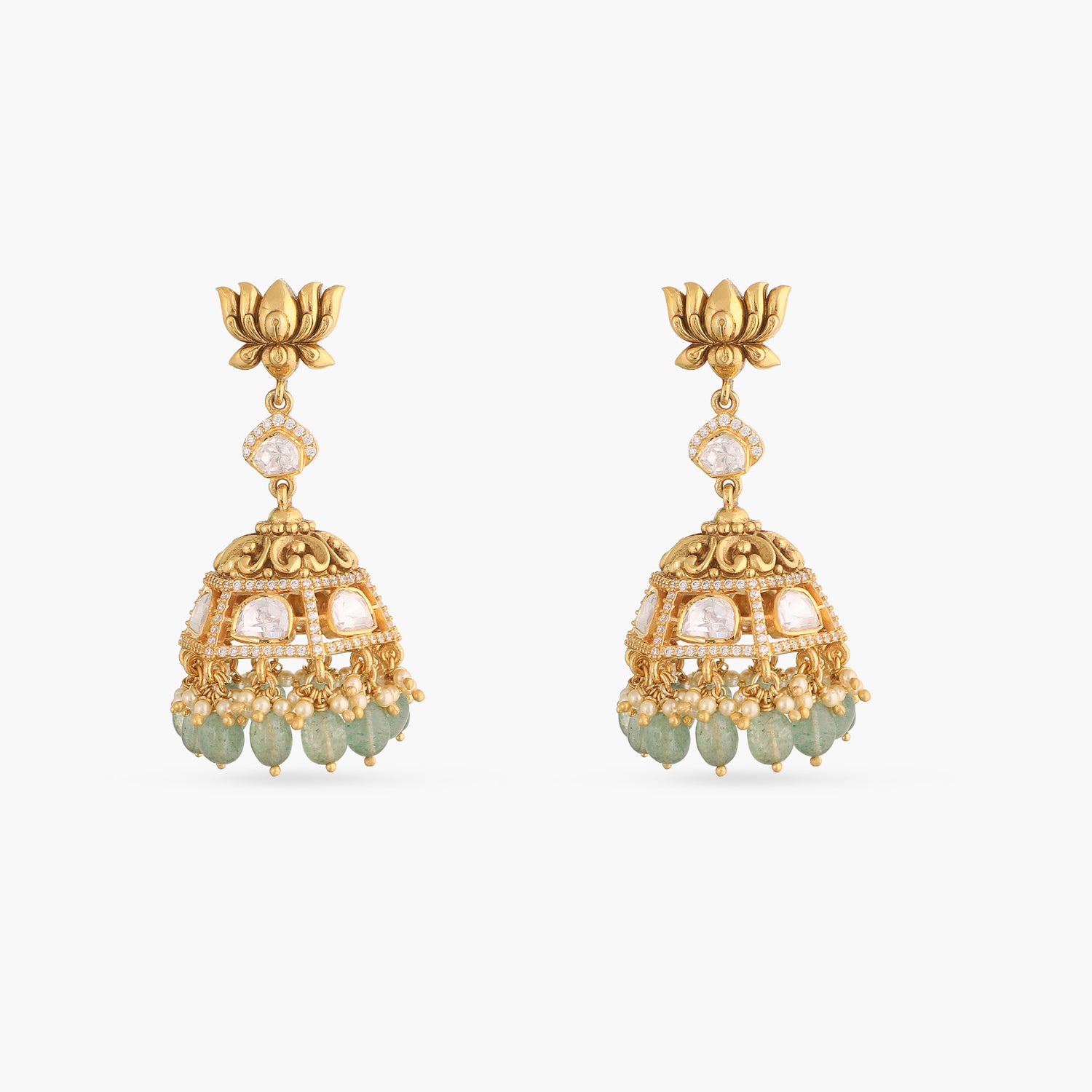 Chic Sophistication Diamond Jhumka