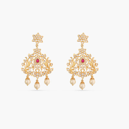 Phagun CZ Silver Necklace Set