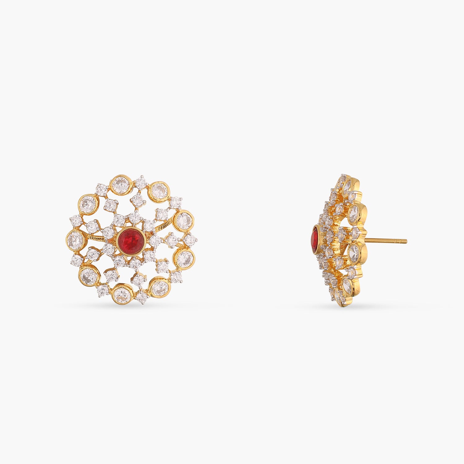 CatJoy Double Sided Stud Earrings for Women Men 5-6MM India | Ubuy